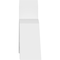 Ekena Millwork Archdale Architectural Grade PVC Gable Bracket, 36"W x 12"H x 4"D x 4"F, 8/12 Pitch GBP036X12X0404ARC00 - alternate 4